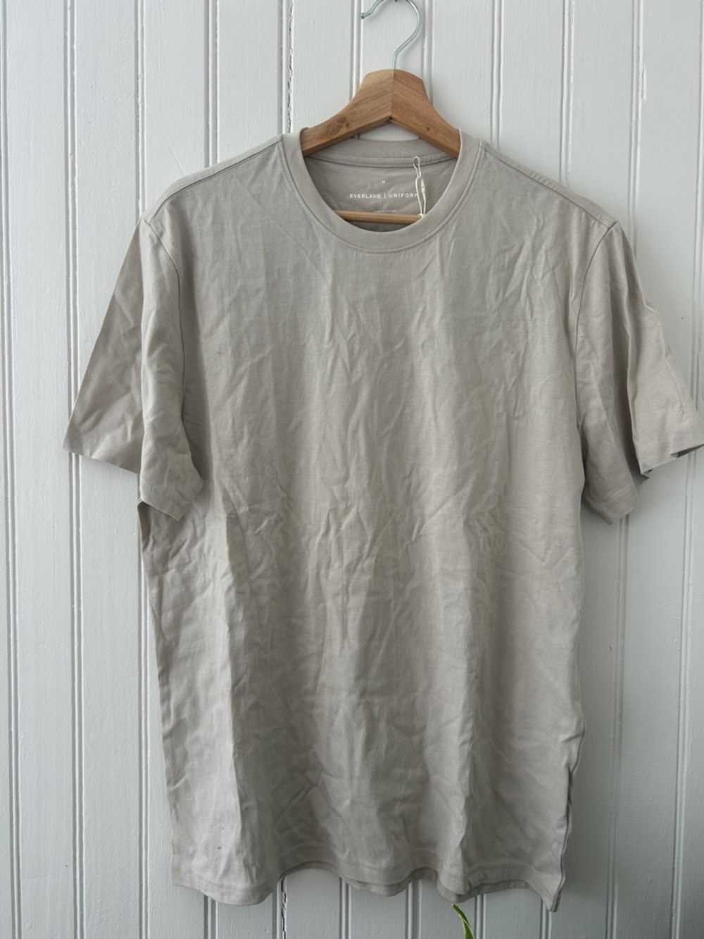 Everlane Men's Crewneck T-Shirt - Light Taupe